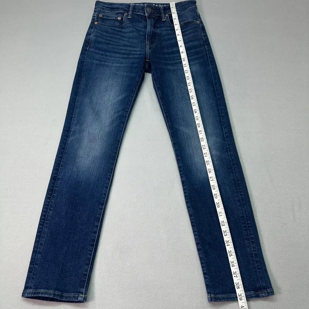 American Eagle AirFlex+ Slim Straight Stretch Jeans Dark Wash Men’s 30x32